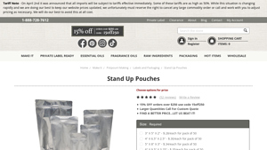 Stand Up Pouches| Buy Wholesale from Bulk Apothecary - stand up pouches bulk