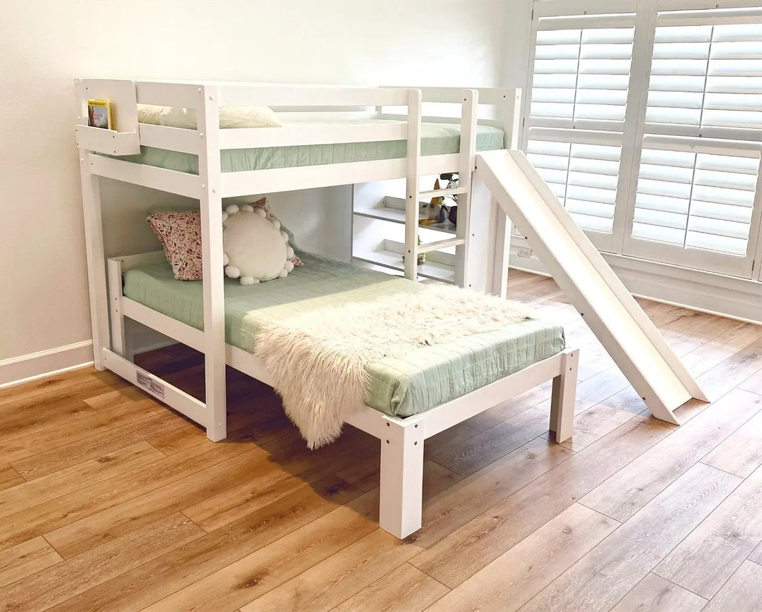 A relevant stock photo of bunk beds custom in a typical setting.