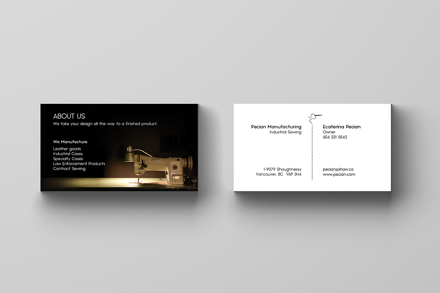A relevant stock photo of business card manufacturer in a typical setting.