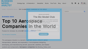 Top 10 Aerospace Companies in the World (2025) - aerospace manufacturer news