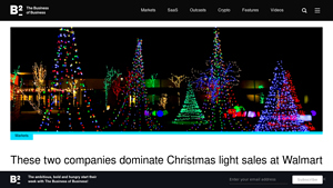These two companies dominate Christmas light sales at Walmart - holiday time manufacturer