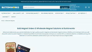 Wholesale Custom Magnets for Businesses - Buttonworks.com - magnets bulk