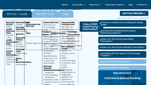 ENTYVIO J Code: J3380 | Takeda | Monoclonal Antibodies | Cost and Price - entyvio manufacturer