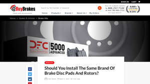 Should You Install The Same Brand Of Brake Disc Pads And Rotors? - can you disk be from different manufacturer
