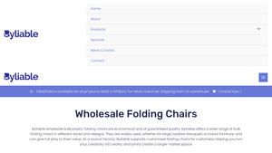 Wholesale Folding Chairs, Bulk for Sale - Byliable - foldable chairs bulk