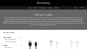 Durable USB C Cables Bulk and Wholesale - ByteCable - usb type c cable bulk