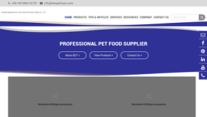 China OEM Pet Food Manufacturers, Private Label Pet Treats | BZY PET - dog food manufacturer