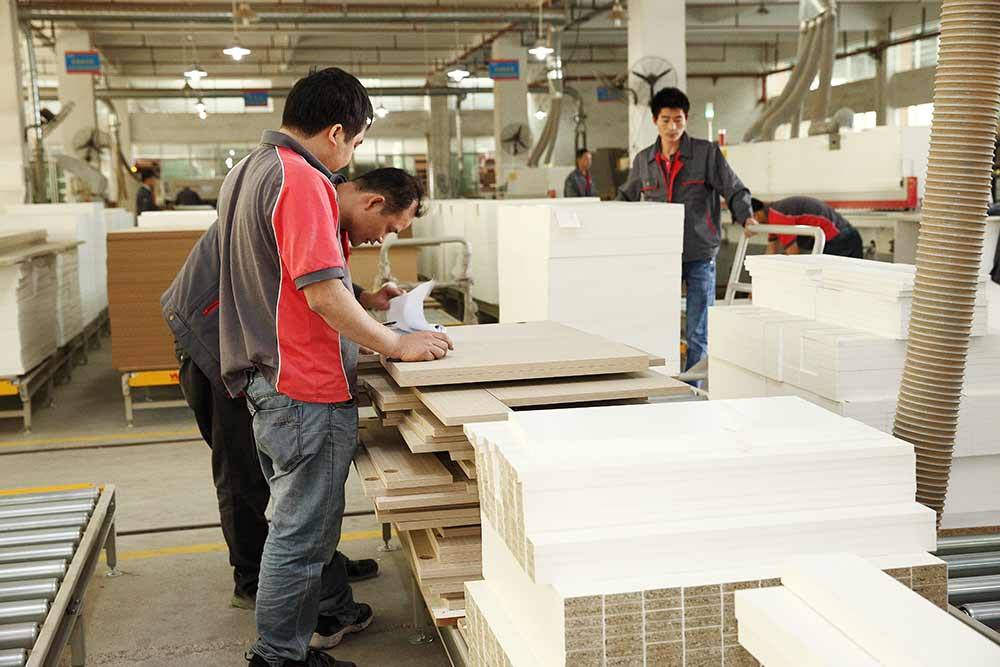 A relevant stock photo of cabinet manufacturer in a typical setting.