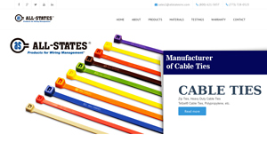 All-States Inc Designed & originally made in USA Cable Ties - cable tie manufacturer
