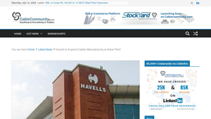 Havells to Expand Cables Manufacturing at Alwar Plant - havells wire factory
