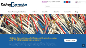 Custom Cable Assembly And Wire Harnesses Services Since 1996 - cable assemblies manufacturer