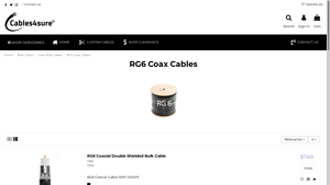 RG6 Bulk Coaxial Cables - Cables4sure - rg6 bulk