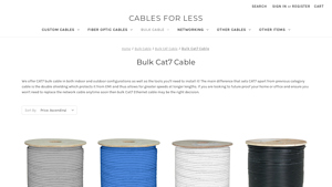 Bulk Cat7 Cable - Cables For Less - cat 7 ethernet cable bulk