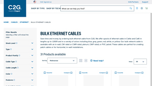 Bulk Cable | Networking | C2G - cat 6 ethernet cable bulk