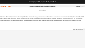Bulk Ethernet Patch Cables - Cat6, Cat7, Cat8 Bulk Cables - cabletime - cat 8 ethernet cable bulk