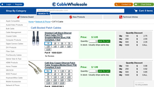 Cat6 Cable | Bulk Pricing Available | CableWholesale - cat6 network cable bulk