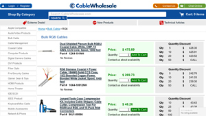 RG6 Coaxial Cables - Bulk Pricing Avail. - CableWholesale - rg6 bulk