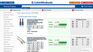 Cat6 Cable | Bulk Pricing Available | CableWholesale - cat6 bulk