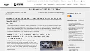 What's Included in a Standard New Cadillac Warranty? - Service Cadillac ... - cadillac manufacturer warranty