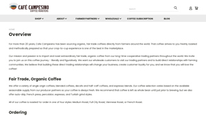 Fair Trade, Organic Wholesale Coffee Beans - Cafe Campesino - coffee bean manufacturer