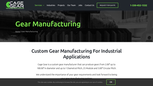 Custom Gear Manufacturing | The Top Custom Gear Manufacturer - Cage Gear - custom gear manufacturer