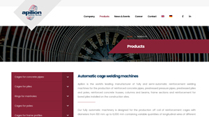 Products - Apilion - hum wire caging machine manufacturer
