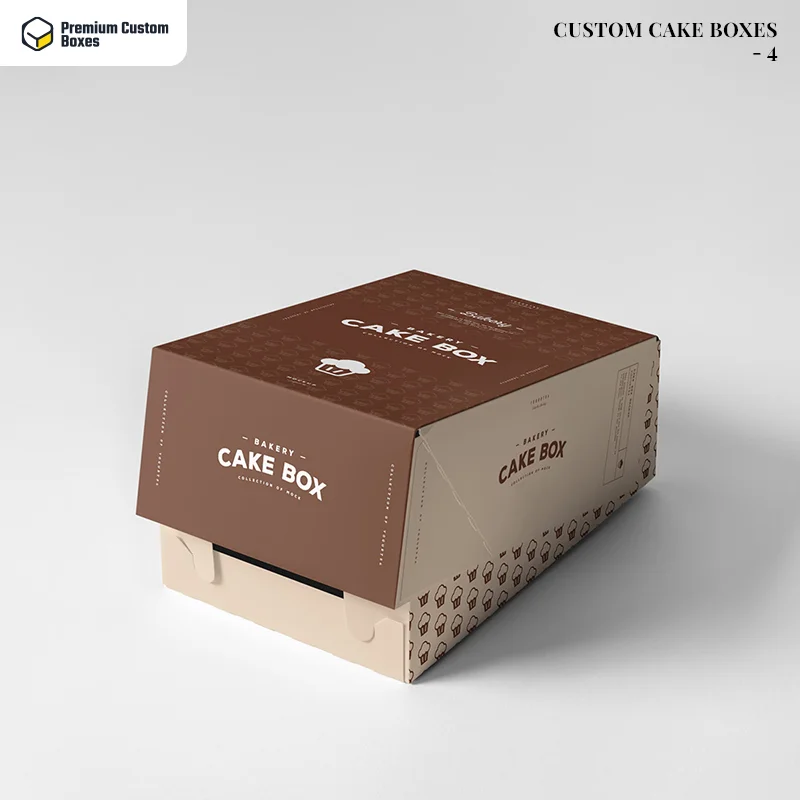 A relevant stock photo of cake box custom in a typical setting.