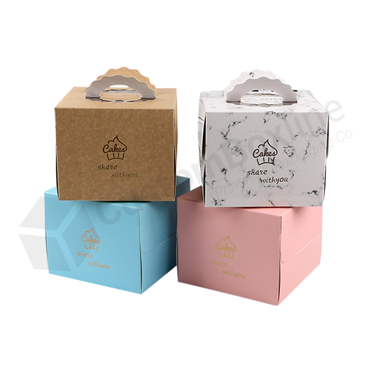 A relevant stock photo of cake box custom in a typical setting.