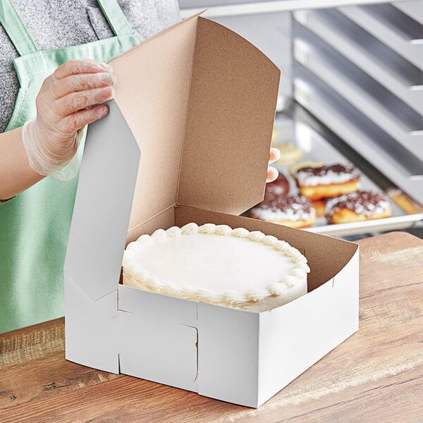 A relevant stock photo of cake box supplier in a typical setting.