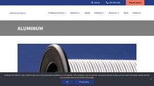 Aluminum Wire - California Fine Wire Co. - aluminum wire company