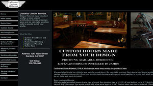 California Custom Millwork - Clad Wood Doors, Custom Doors - custom door manufacturer