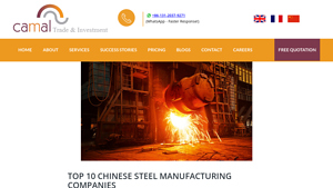 Top 10 Chinese Steel Manufacturing Companies - CAMAL Group - eastern europe top steel manufacturer china owned