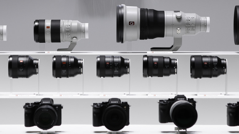 A relevant stock photo of camera len manufacturer in a typical setting.
