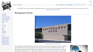 Montgomery Ward - Camera-wiki.org - The free camera encyclopedia - montgomery ward manufacturer