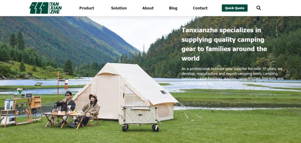 A relevant stock photo of camping gear china in a typical setting.