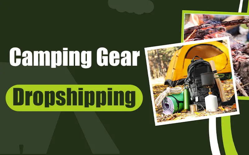 A relevant stock photo of camping gear supplier in a typical setting.