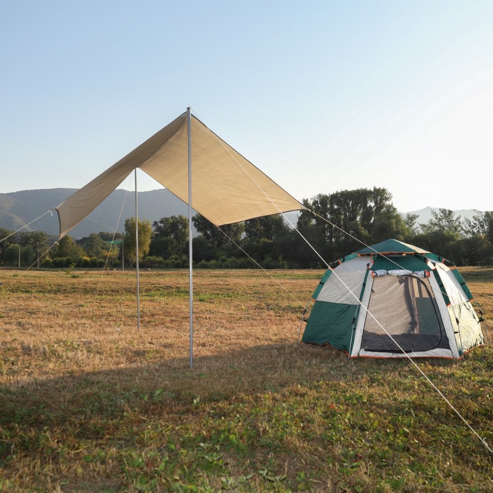 A relevant stock photo of camping tent manufacturer in a typical setting.