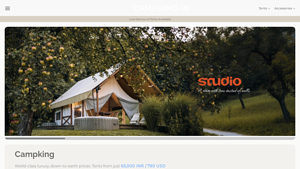 Luxury Camping Tents & Glamping Solutions in India - tent manufacturer