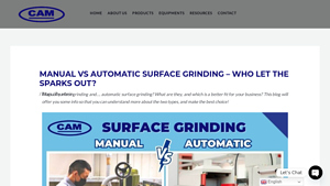 MANUAL VS AUTOMATIC SURFACE GRINDING - WHO LET THE ... - surface grinding machine factory