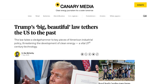 Trump's 'big, beautiful' law tethers the US to the past | Canary Media - hw battery factory
