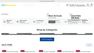 CapBargain.com: Buy Bulk Wholesale Hats (Blank & Custom) - hat bulk