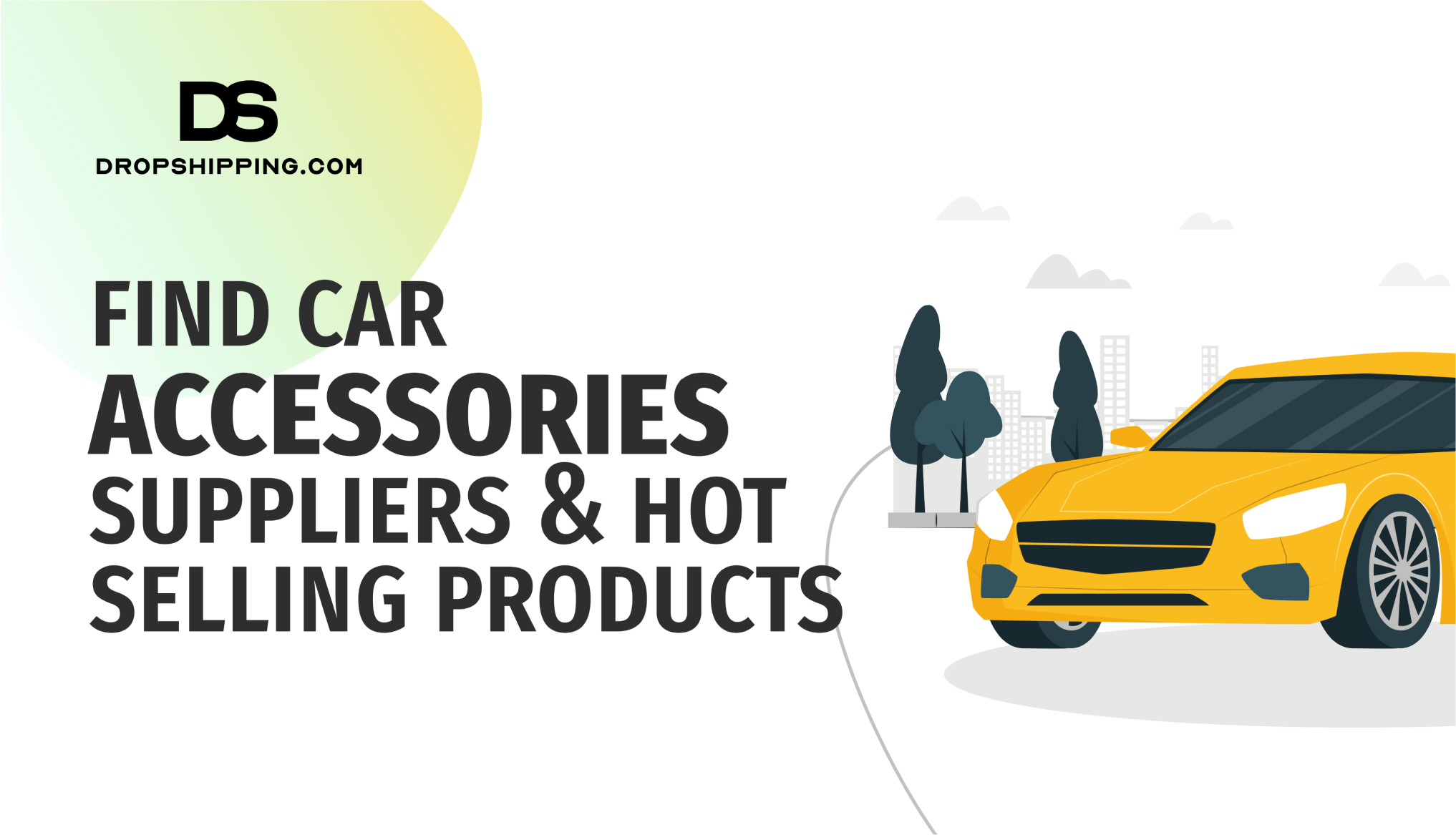 A relevant stock photo of car accessories supplier in a typical setting.