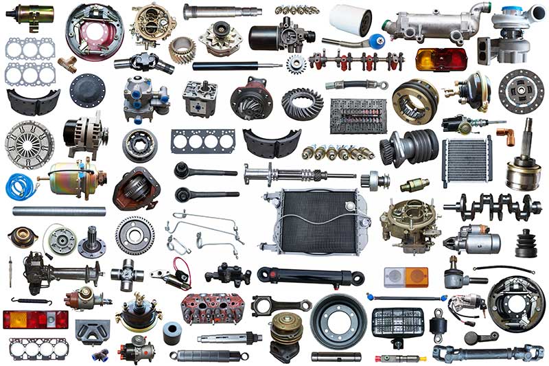 A relevant stock photo of car parts supplier in a typical setting.