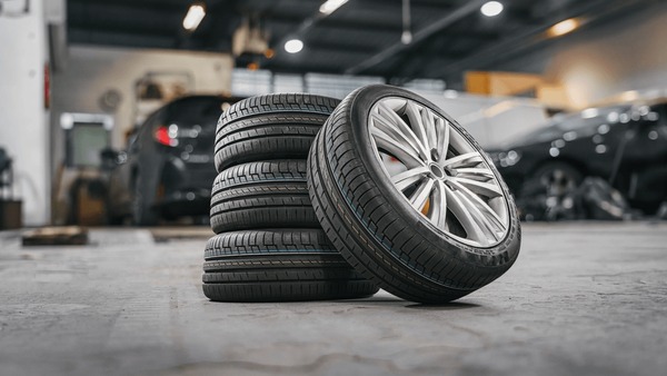 A relevant stock photo of car tire manufacturer in a typical setting.