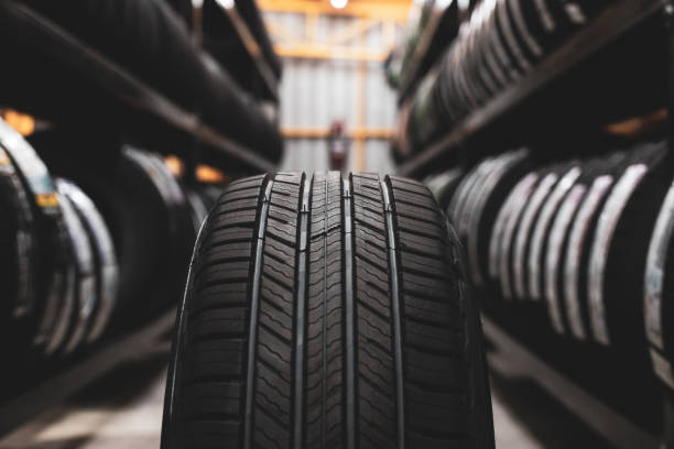 A relevant stock photo of car tire manufacturer in a typical setting.