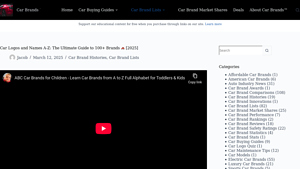 Car Logos and Names A-Z: The Ultimate Guide to 100+ Brands [2025] - car manufacturer logos and names