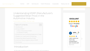 Understanding MSRP (Manufacturer's Suggested Retail Price) in the ... - manufacturer suggested retail price