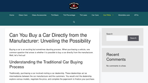 Can You Buy a Car Directly from the Manufacturer: Unveiling the Possibility - can you buy a car from the manufacturer