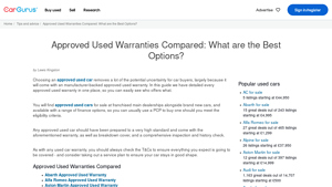 Approved Used Warranties Compared: What are the Best Options? - does best buy pre owned come with manufacturer warranty