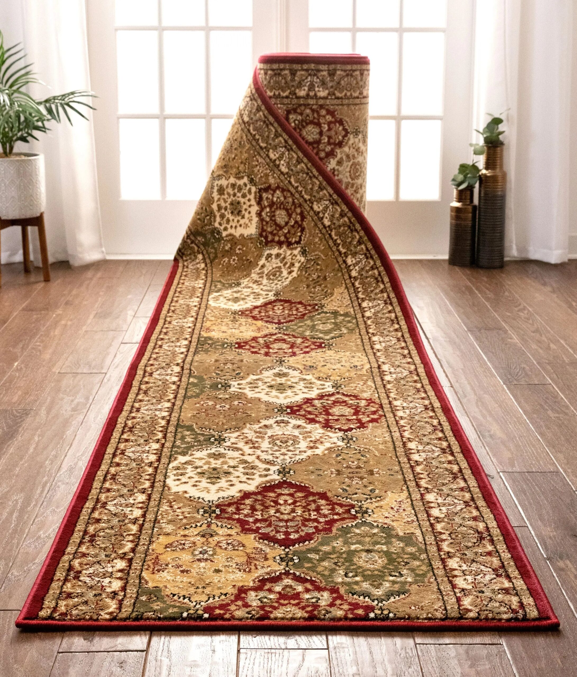 A relevant stock photo of carpet runners custom in a typical setting.